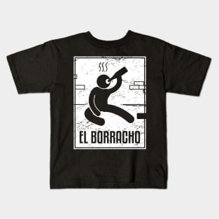 El Borracho | Loteria Mexican Tarot Card Kids T-Shirt